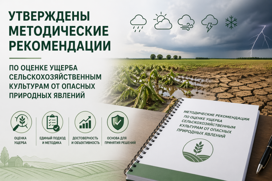 УТВЕРЖДЕНЫ МЕТОДИЧЕСКИЕ РЕКОМЕНДАЦИИ ПО ОЦЕНКЕ УЩЕРБА СЕЛЬСКОХОЗЯЙСТВЕННЫМ КУЛЬТУРАМ ОТ ОПАСНЫХ ПРИРОДНЫХ ЯВЛЕНИЙ УТВЕРЖДЕНЫ МЕТОДИЧЕСКИЕ РЕКОМЕНДАЦИИ ПО ОЦЕНКЕ УЩЕРБА СЕЛЬСКОХОЗЯЙСТВЕННЫМ КУЛЬТУРАМ ОТ ОПАСНЫХ ПРИРОДНЫХ ЯВЛЕНИЙ